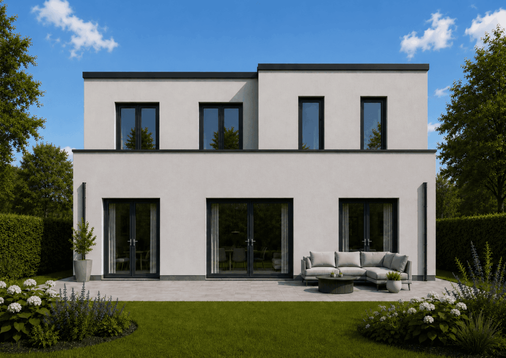 Einfamilienhaus mit Flachdach