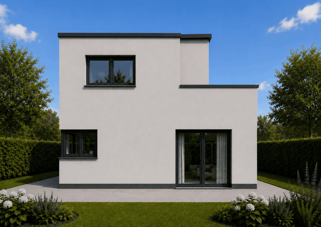 Einfamilienhaus mit Flachdach