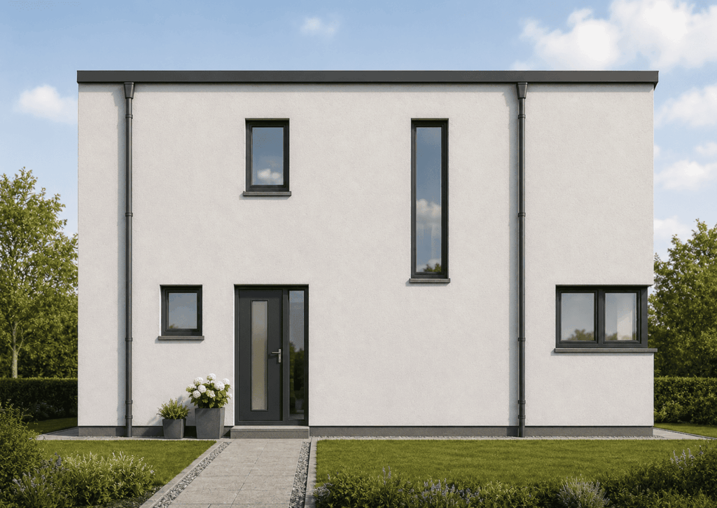 Einfamilienhaus mit Flachdach